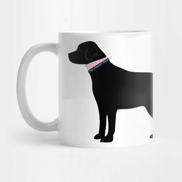 Black Lab Preppy Silhouette by emrdesigns